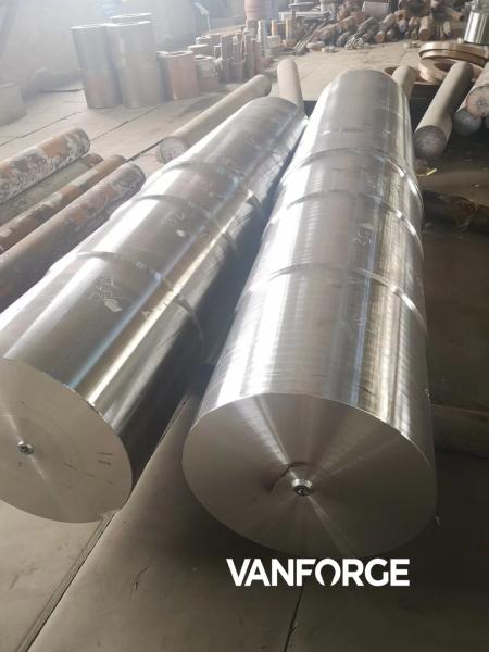 Quenched And Tempered Shaft Steel Rolling Mill Open Die Forgings For Machinery