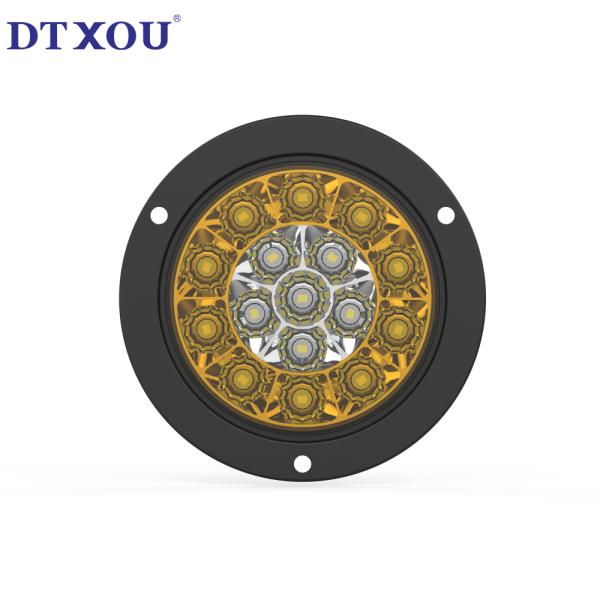 4 Inch Round  16 pcs Led Reverse Light Backup Lamp For Truck Trailer Boat Yacht 12v 24v