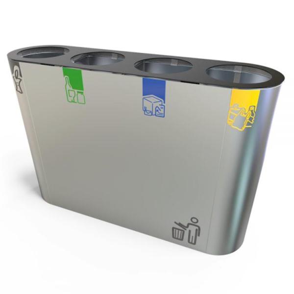 Мусорный бак отсека L800mm*W350mm*H900mm Multi без крышки