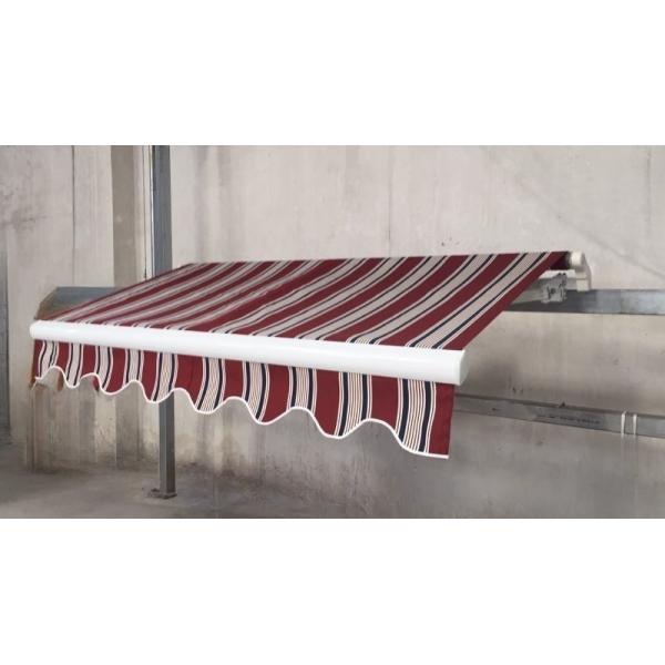 Outdoor Balcony Sunshade Strong Motorized Open Retractable Awnings