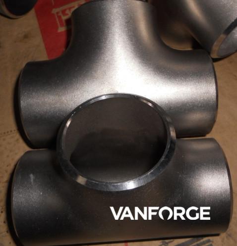 Stainless Steel Butt Equal Tee Pipe Schedule Range Covers 5S - Schedule 160