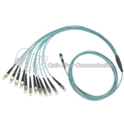 Om3 MPO TO 12 * FC 2M Mpo Fanout Patch Cable UPC
