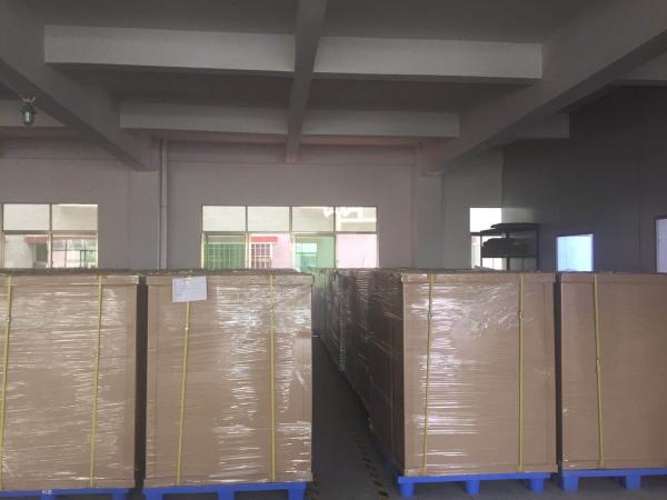 Préparation de surface brillante de stratification de la boîte de présentation de carton de plateaux du carton PDQ de Costco pp
