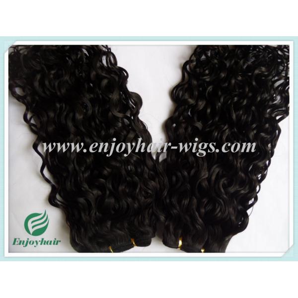 Malaysian 5A virgin remy hair weave ,natural color(can be dye) curly 10''-26''