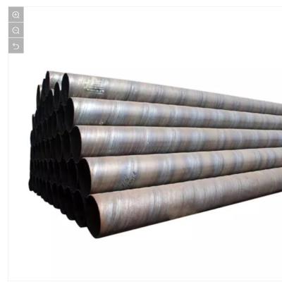 Astm En 10217 Erw Round Tube S235 S355 Ss400 A36 Weld Black Punching Cutting