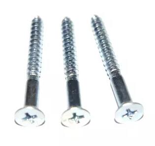 Cross Recessed Countersunk Flange Head Screws M12x25 Size Alloy Steel Material DIN7997