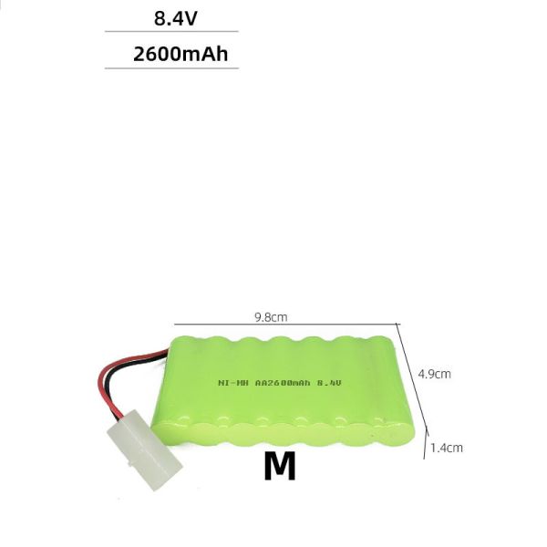 Custom Ni-MH Ni-CD Rechargeable Battery Pack 2.4v-24v Sizes for Home Appliance Applications Sub C AA AAA