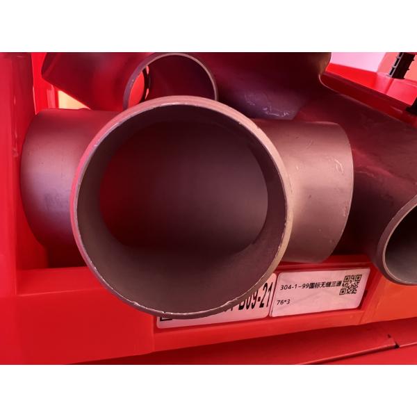 Mirror Finish SCH10-SCH180 SS Welded Tube Stainless Steel Equal Tee Butt Welded Pipe Fittings