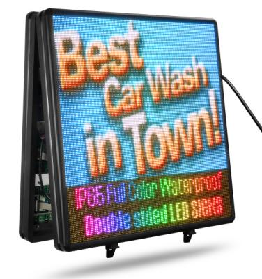 Outdoor Digital LED Signs 30m , 64x64cm LED Advertising Display