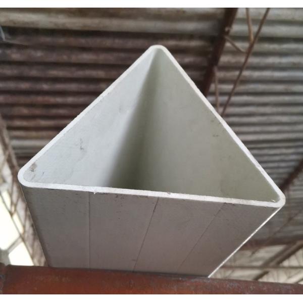 Smooth 180mm FRP Triangle Profiles Fiberglass Triangular Profile GFRP Angle Section