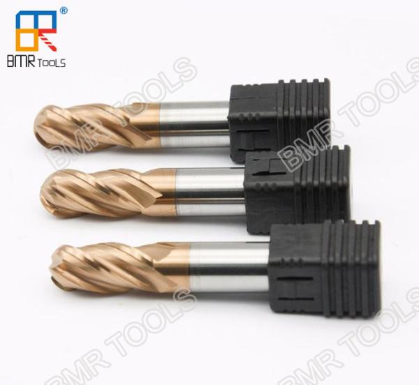Original HRC55 Tungsten Solid Carbide 4flute ball nose for CNC Machine