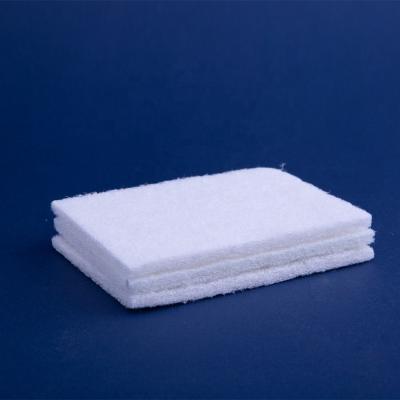 16 polegadas Branco Industrial 15 * 10cm Fibra Esponja de cozinha Pad de limpeza para proteção UV