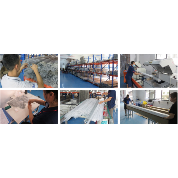 6063-T5 Aluminum Alloy LED Aluminum Profile with Anodized Surface and PC Lens Diffuser for LED Strip Channel
