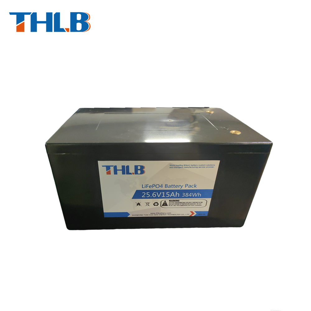 Solar Tracker Lithium Battery 25.6V 15Ah high efficiency with long cycle life 