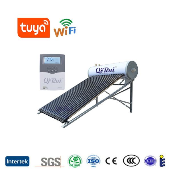 100L 150L 200L 300 Liter Best Heat Pipe Evacuated Tube SABS Pressurized Solar Hot Water Heater Heating System Price High Pressure Solar Geyser with Copper Pipe