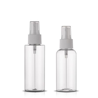 O pulverizador plástico pequeno reusável engarrafa o empacotamento do curso da prova do escape 100ML
