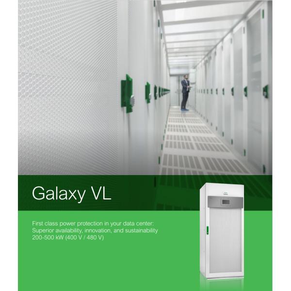 Компактный модульный высокоэффективный Galaxy VL UPS масштабируемый 200-500 кВт 400/480В