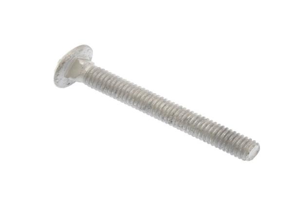 Galvanized Steel Carriage Bolt And Nut 3/8 X 3 For Chain Link Fencing