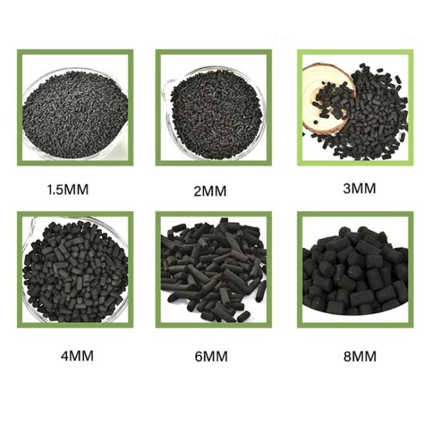 активированный уголь водоочистки 1.5mm 2mm 3mm для очистки воды
