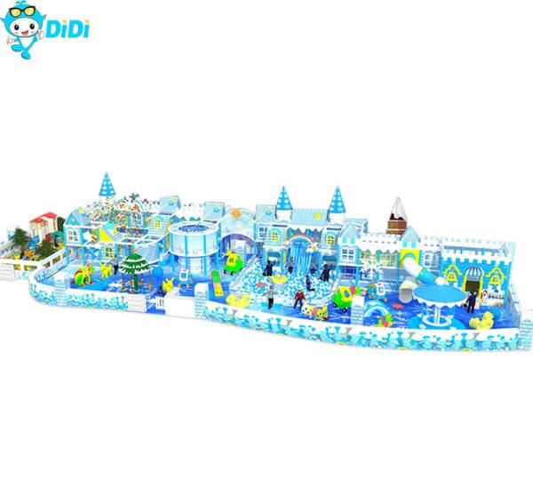 Crianças com tema de neve Parques interiores Slide Equipamento de diversão interior OEM