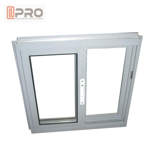 Ponto baixo dobro - o vidro Windows deslizante de alumínio de E com 10 da garantia anos de janela de alumínio que desliza acima dos preços de alumínio deslizou