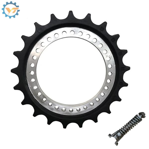 JS200 JCB Traitement thermique Drive Chain Sprocket Wheel Excavator Pièces du chariot