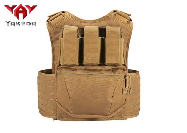 Laser Cutting Army Military Tactical Vest , Swat Combat Training Ballistic Bullet Proof Vest