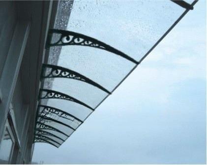 600mm Bracket de Telhado Branco O ajuste perfeito para o material de vela de policarbonato Canopy Porta