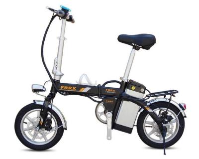 Blue 48V 25AH Folding E Bicycle Long Range 160KM 14 Inch Folding Electric Bike