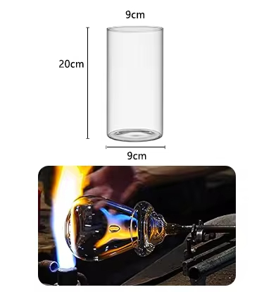 Гостиная в европейском стиле Гостиница Стеклянная цветовая ваза Домашнее убранство Стеклянная ваза