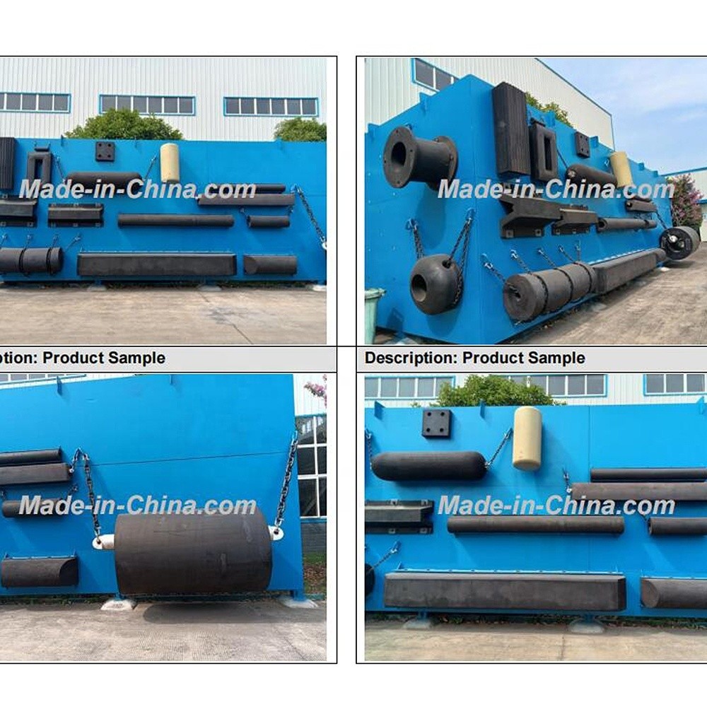 Dock/Ship Protection with High Energy Absorption Super Arch Rubber Fender Black/Grey