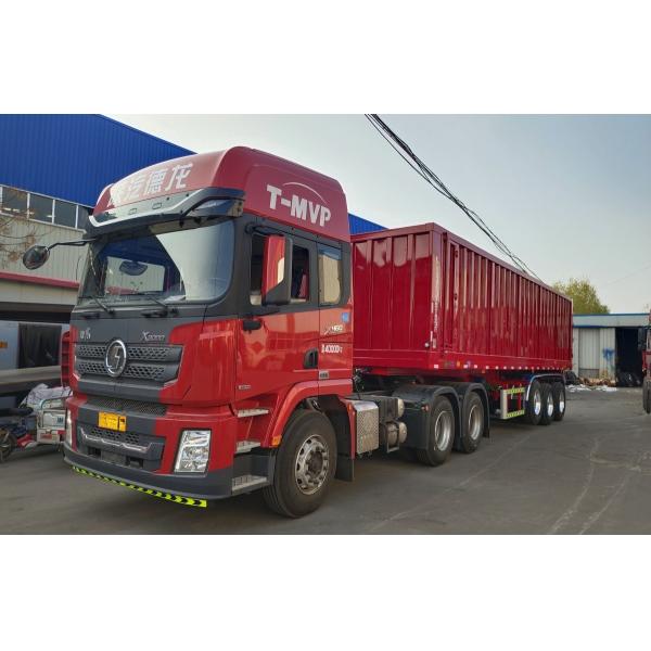 Carga pesada de 3 ejes de contenedor de 45 pies con semirremolque de furgoneta refrigerada