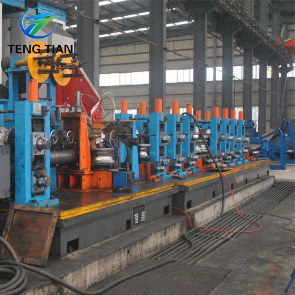 140mm Tube Mill Machine 7.5kw PLC Control 100m/min Speed