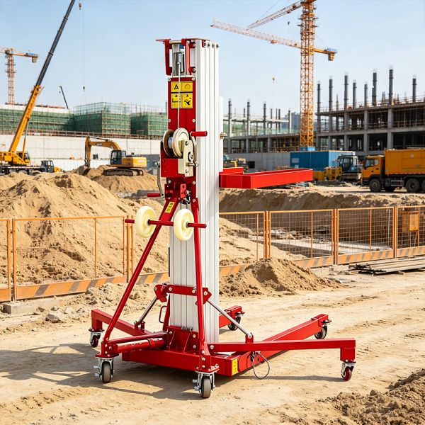 Commercial Mast Electric Vertical Lift Equipment For Material Handling 454kg