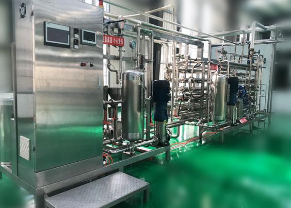 Dairy Milk UHT Sterilizer Machine Milk Processing Line Low Consumption