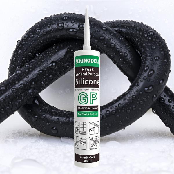 Um componente de propósito geral cola de adesão de selante de silicone 280 ml para vidro