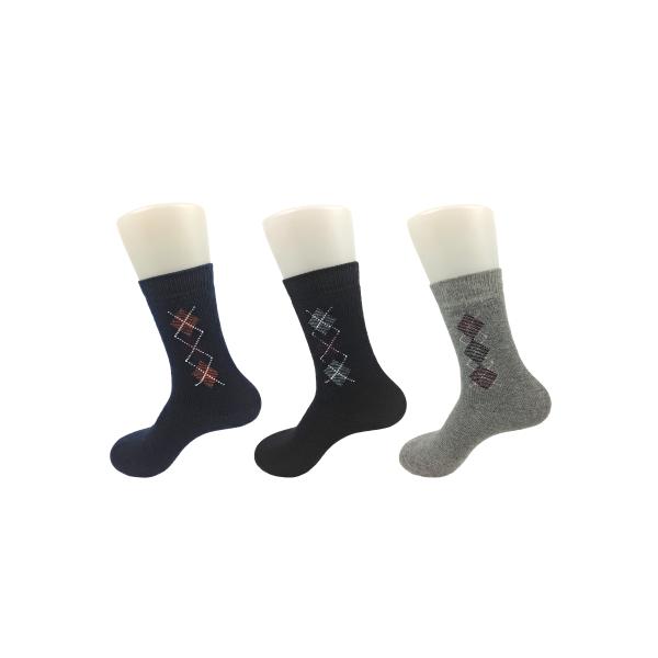 Grey Cashmere Mens Striped Dress Socks , Make To Order Athletic Dress Socks