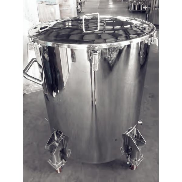 Contenedor sanitario Cosmético 316 Tanque de almacenamiento de productos químicos de acero inoxidable