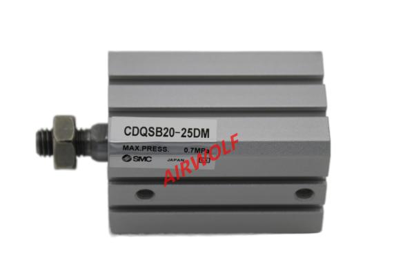 Cilindro pneumático compacto ativo 0,15 do dobro de SMC CDQSB20-25DM - 0.8Mpa