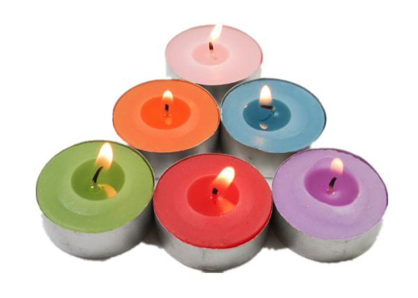 12g 24g 4hrs 8 Hours Coloured Tealight Candles Paraffin Wax Mini For Wedding