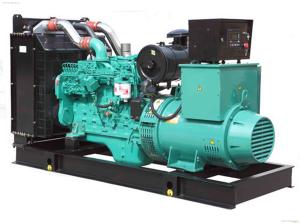 Conjunto Gerador Diesel Aberto 350kVA DC24V Gerador Cummins 1800 RPM