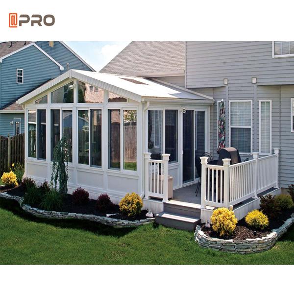 Alumínio de vidro autônomo curvado da sala de Florida exterior