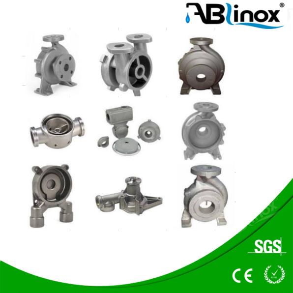 SUS 316L Pump Casting Parts , Lost Wax Investment Casting Diaphragm Pump