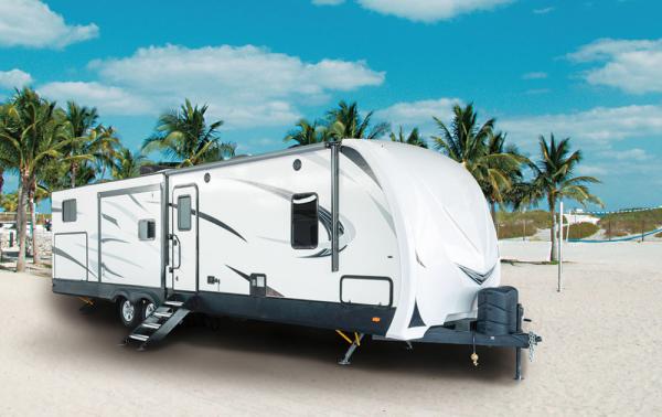 Le campeur à la maison de remorque mobile de Campervans Motorhome de fibre de verre a entièrement fourni