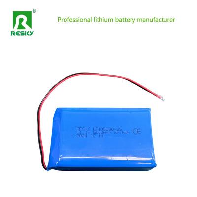 Solar Li Polymer Battery Cell 105080 3S 11.1V 5000mAh For Remote Control Boat