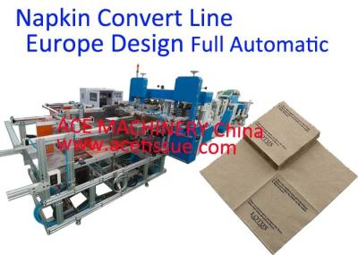 Fully Automatic Napkin Machine For Luncheon 13X13 High Speed