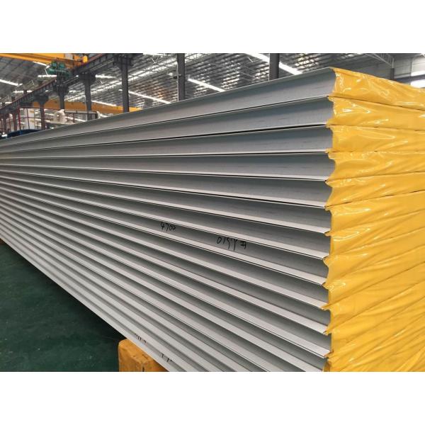 Steel 50mm 75mm Fiber Glass Wool Sandwich Panel
