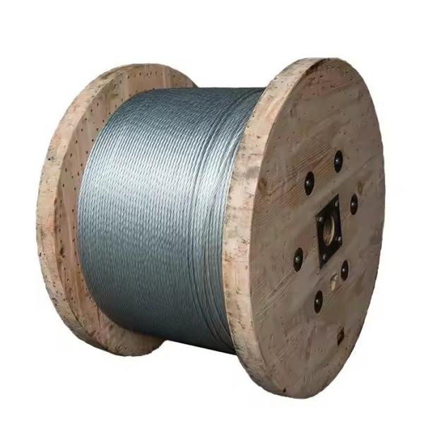 1/8 to 5/8 ASTM a 475 Standard 1X19/1X7 Galvanized Steel Wire Strand for Guy Wire Stay Wire Alloy Or Not Non-Alloy