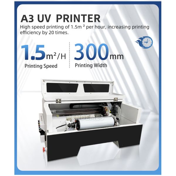 Automatic UV Ink A3 UV Printer with Multifunctional Capabilities and CE Certification Motherboard Hoson