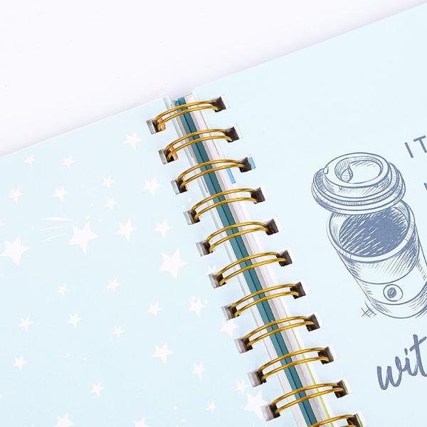 Custom Planner Agenda Spiral Composition Notebook For School Exercise